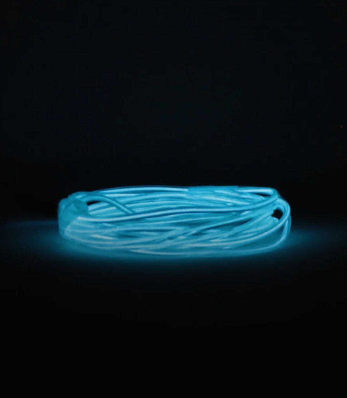Flexible Neon Wire — 9ft Wearable Glow Light, Battery Powered with Belt Clip